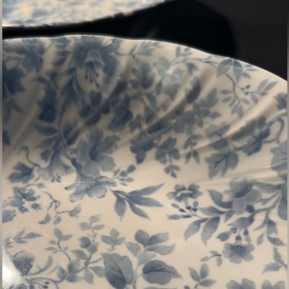 Nikko Replacement: Tea Roses soup/cereal bowl with swirl rim - Picture 2 of 5